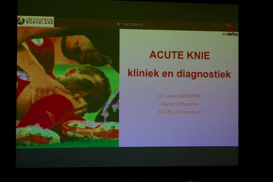 Symposium voor Huisartsen en Kinesitherapeuten - Aanpak van Acute Knieletsel bij de Sporter