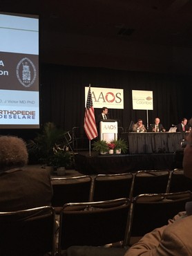 Dr. Thomas Luyckx presenteert op AAOS in Orlando, USA