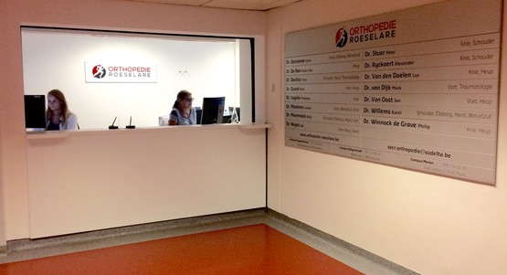 Uitbreiding Consultatieruimtes Orthopedie in Roeselare - Campus Brugsesteenweg